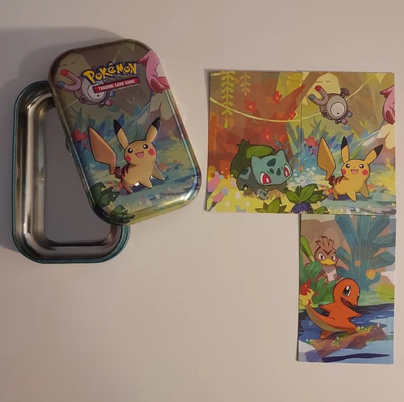 Pokemon | Toys | Pikachu Pokemon Mini Tin With Cards | Poshmark